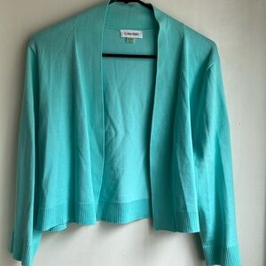 Calvin Klein Turquoise Cardigan